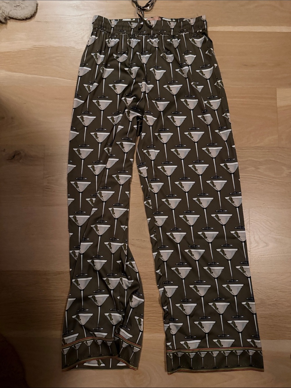 Printed Olive Martini Pajama bottoms - Picture 4 of 4